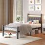 Bed Frame with Charging LED Lights Image 8