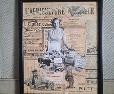 Vintage & Antique Mixed Media Picture