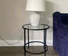 Glass Side Table