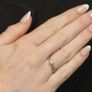 9k gold Diamond ring with diamond sholders Image 2