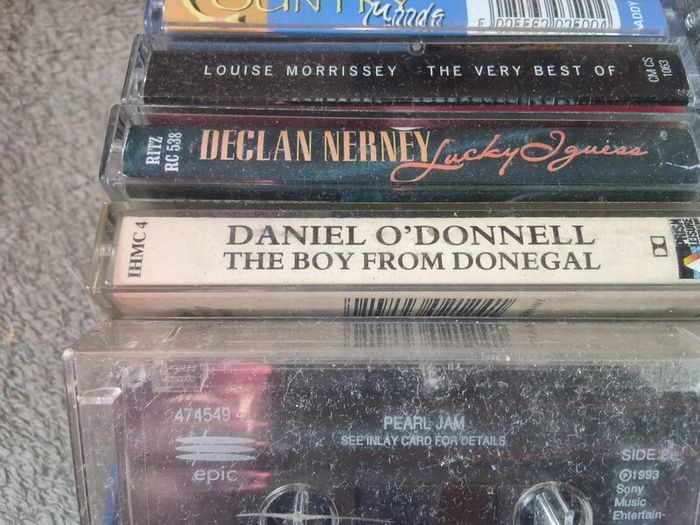 selection of four track tapes