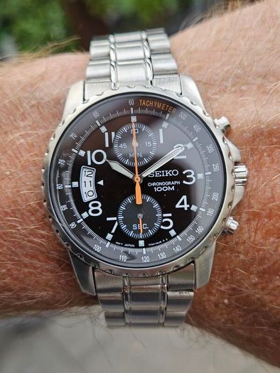 Watch Seiko Chronograph.