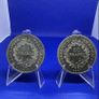 1977 France 50 francs Hercules large silver coin x 2 Image 2