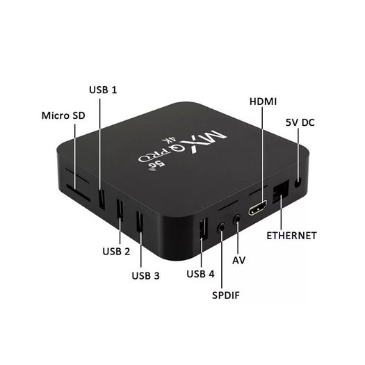 Mxq Pro 4k Uhd 5g Android Box 4gb/32gb 3d Duel Wifi