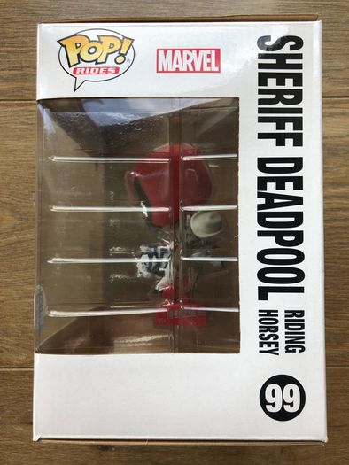 Funko Marvel: Sheriff Deadpool Riding Horsey (Funko Shop Exclusive)