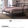 FYRESDAL metal frame sofa bed/ day bed 80x200cm Image 7