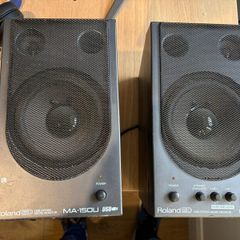 Roland MA-150U Powered Speakers, Pair, Untested