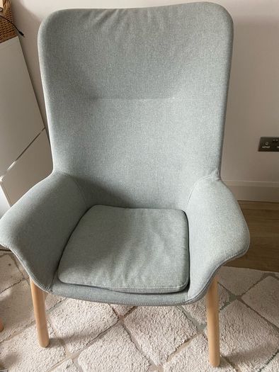 light green armchair