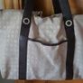 Authentic  Bvlgari Logo Tote Bag Image 2