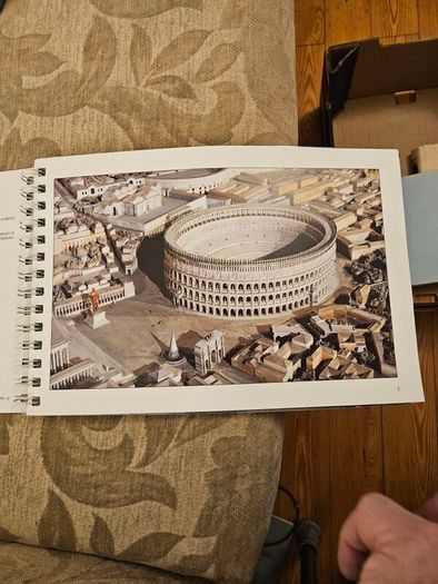 Archaeological Rome. Including 24 Transparent Overlays With Artist's Renditions Of Ancient Rome,ostia And Pompeii. Large Volume Paperback In Good Condition.  See Photos For Condition.