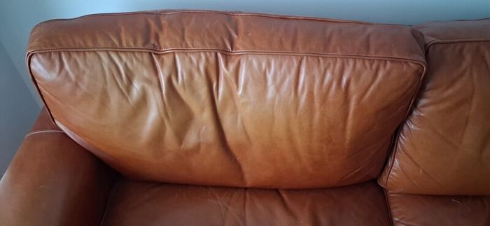 Leather couch / sofa