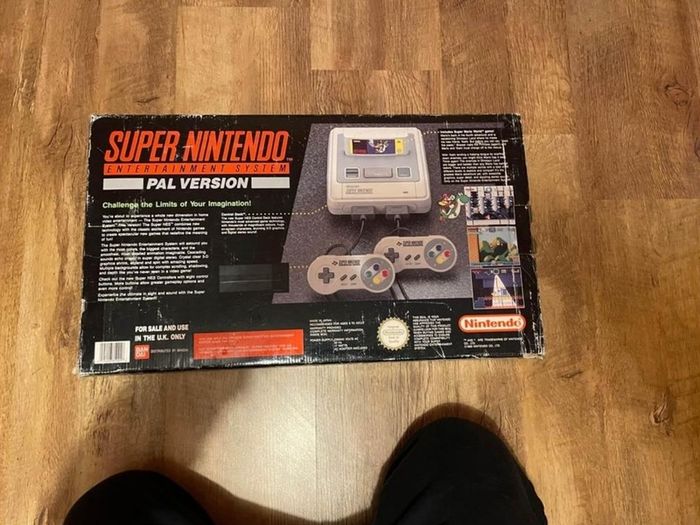 original Super Nintendo bundle with 10 games