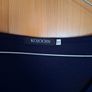 dress, navy with button detail Image 3