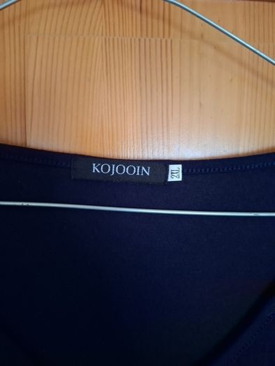 dress, navy with button detail