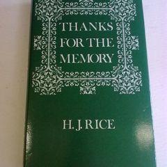 Thanks for the memory by H. J. Rice Ireland Irish River Shannon History Folklore