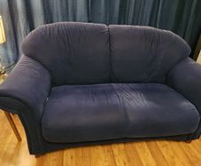 sofa - 2 seater microfiber suede