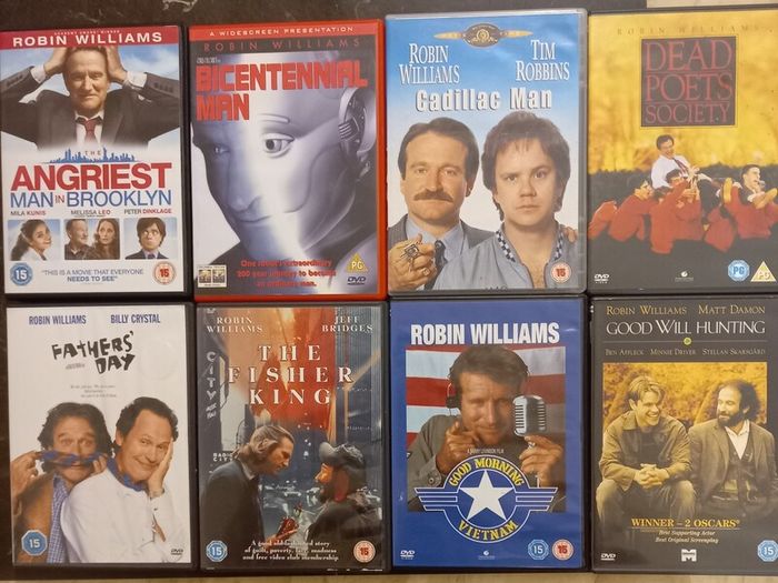 Robin Williams Large Dvd Collection Bundle Classic Comedy Drama