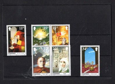 1987 Guernsey The 900th Anniversary of the Death of Wilhelm the Conqueror Commemorative Stamps Mint Never Hinged (MNH)