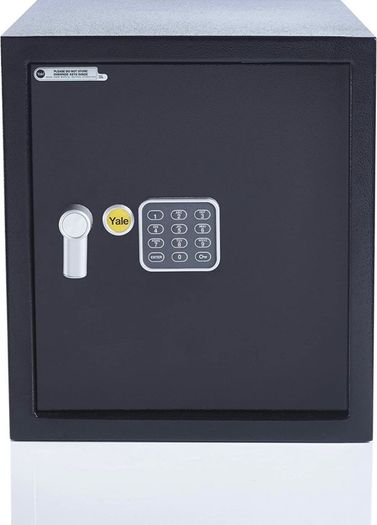 Large Alarmed Value Safe, 130db Built In Alarm, Steel Construction, Steel Locking Bolts, Emergency Overide Key, Wall And Floor Fixings, Black Finish, 40 Litre Capacity 39 x 35 x 36 cm (FREE POSTAGE)