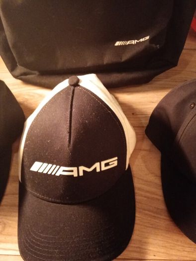 3 x mercedes AMG limited edition Caps plus AMG gearbag