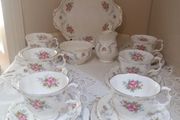 Vintage Royal Albert 'Tranquility' 21 pieces Tea Set  Fine Bone China