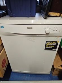 Free standing Zanussi dishwasher