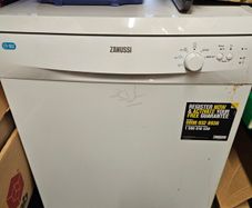 Free standing Zanussi dishwasher