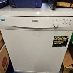 Free standing Zanussi dishwasher