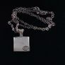 Sterling silver Celtic rune pendant and chain Image 3