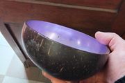 Handcrafted coconut bowl