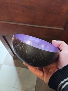 Handcrafted coconut bowl