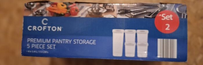 Crofton premium pantry storage 5-piece set
