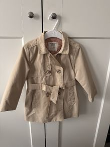 Zara baby trench coat size 2-3 years