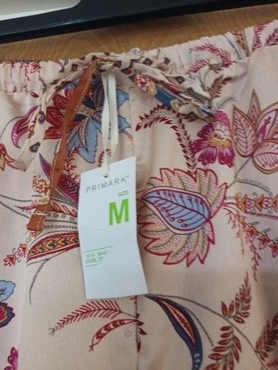 Primark  Faux  Silk Trousers. S.M - 12/14.      B.N.W.T