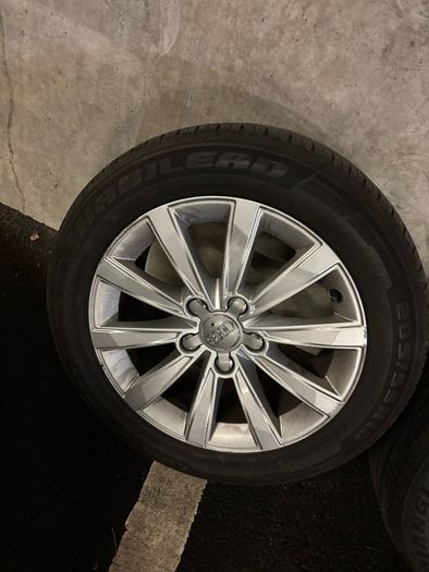 set of Audi wheels