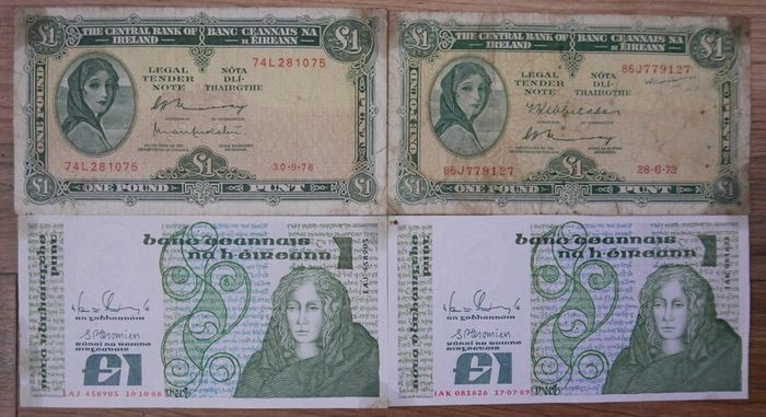 The Central Bank of Ireland. Lady Lavery (20 each)