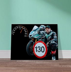 Michael Dunlop Aluminium Print
