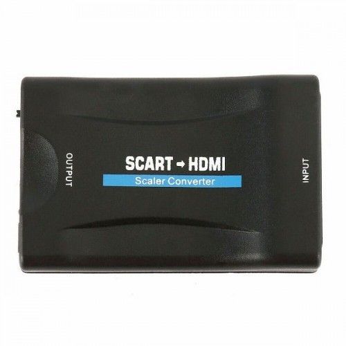 38222 SCART To HDMI Video Audio Upscale Converter Adapter HD 1080P