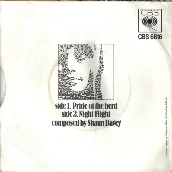 Shaun Davey - The Pride Of The Herd - 7" Vinyl 1978