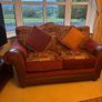 3-Piece Suite, Footstool & Solid Wood Furniture Image 3