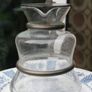 Vintage  Glass Carafe Jug H-8" Image 10