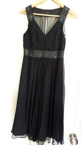 Coast Black Dress Size 10