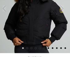 Zavetti Canada womens olivia bomber Jacket size small excellent Condition!