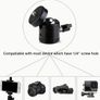 1/4 Ball Head Screw Tripod Mount - 360 Rotating Mount Base Adapter -61211 Image 5