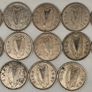 Ireland 1928-1967 3d Threepence Coin Lot 13 Coins Mixed Date and Grades Image 3