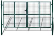 Double Door Fence Gate Powder-Coated Steel