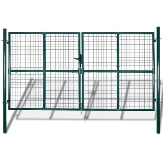 Garden Mesh Gate Fence Door Wall Grille 289 x 200 cm