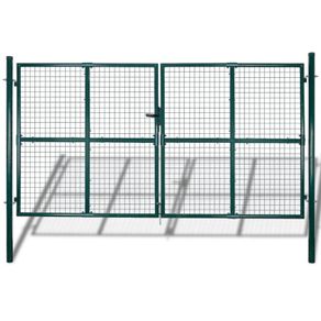 Garden Mesh Gate Fence Door Wall Grille 289 x 200 cm
