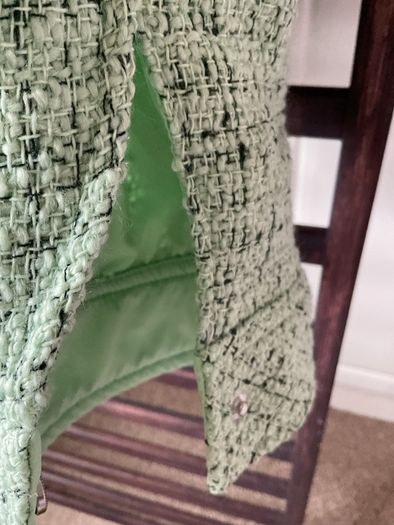 jacket bnwt mint green with black flex size 12 streetone jacket
