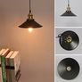 NEW SALE | Retro Pendant Light Shade Vintage Industrial Ceiling Lighting LED Restaurant Loft Black Lamp Shade Kitchen Coffee-Shop Chandelier E27 Base Image 4